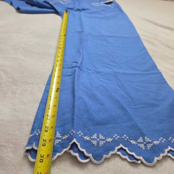 New 31 Maeve x Anthropologie The Colette lace trim full-length wide-leg pants - Picture 5 of 11